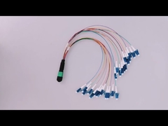 كابل تصحيح الألياف الضوئية MPO-12F LC